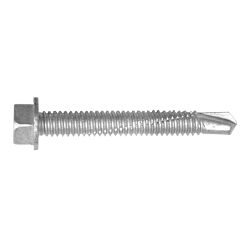 1/4-20 x 3 Hex Washer Head Bimetal 304 Stainless Self Drilling Screw #3 Pt CliMax Coated 200/Box - 1200/Ctn
