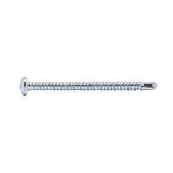 8 x 1-1/2 Pan Head Phillips Self Drilling Screw Zinc 100/Box - 2500/Ctn