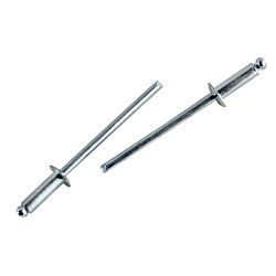 1/8 42 Blind Rivet Steel Barrel/Steel Mandrel (Grip Range: 0.063" - 0.125") 100/Box
