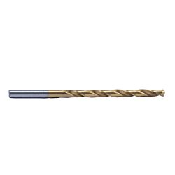 13/64 Jobber Drill Bit Gold Fractional Tin-Coated 135 Degree Split Point 10/Pack