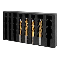 HMT VersaDrive TurboTip Tapping Size Impact Drill Bit Set, #7, F, 5/16, 27/64