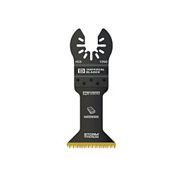 One Fit™ 1-3/4” Japanese Tooth Storm Titanium Hardwood Oscillating Blade Pack of 3