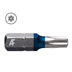 AF T25 x 1 Pin Torx Tamper Resist Insert Bit 25/Pack