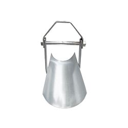 4in Clevis Hanger w/Shield Electro-Galvanized