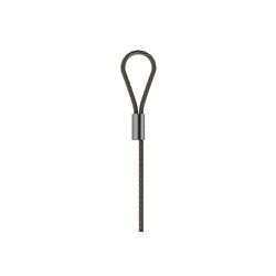 3/32" 150 lb Rated x 5ft, Looped Cables, 10/Bag