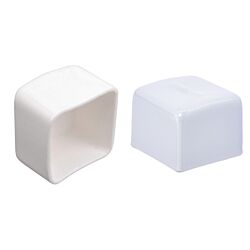 1-5/8 Plastic End Cap for Strut White 50/Box