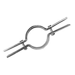6in Standard Riser Clamp Electro-Galvanized 10/Box