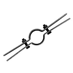 3in Standard Riser Clamp Plain 25/Box