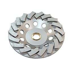 4-1/2 x 5/8-11 Standard Turbo 18 Segment Diamond Cup Grinder
