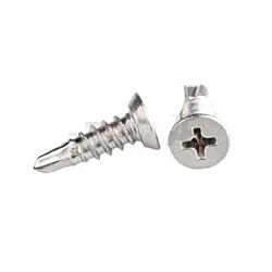 Flat Phillips Undercut Self Drilling Screw Zinc