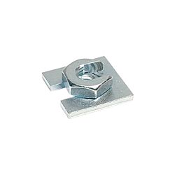 Slip-On Lock Nut with Square Washer Zinc