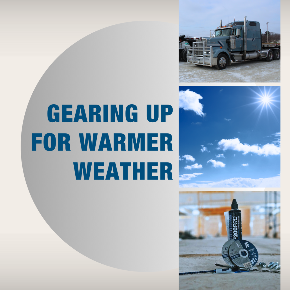 Gearing Up For Warmer Weather 