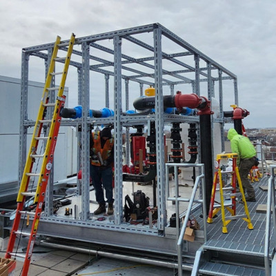 Case Study: NexSpan2™ F Series Cuts Time, Weight, and Cost for Rooftop Mechanical Skid